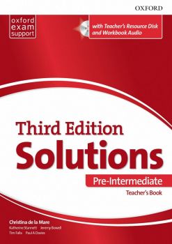 Комплект за учителя Solutions 3E Pre - Intermediate ESS TB & RES Disk Pack - ciela.com
