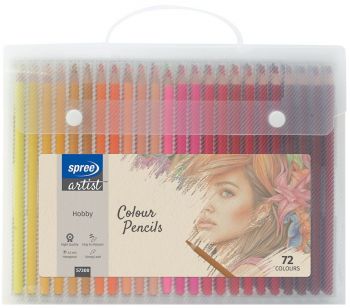 Моливи Spree Artist - 72 цвята, в куфарче