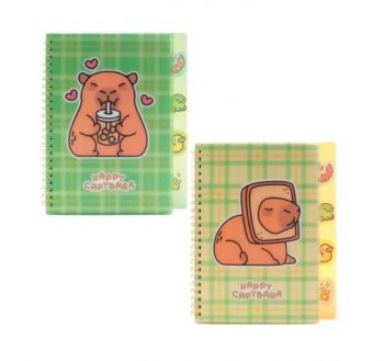 Тефтер Spree Capybara - A5 - спирала - 80 листа - 3800884742389 - Онлайн книжарница Сиела | Ciela.com