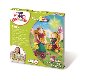 Комплект глина Staedtler Fimo Kids, 4x42g, Fairy - ciela.com