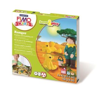 Комплект глина Staedtler Fimo Kids, 4x42g, Ranger - ciela.com