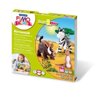 Комплект глина Staedtler Fimo Kids, 4x42g, Savannah - ciela.com