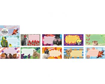 Етикети за тетрадка Street Animals Cute - 3850289075100 - Онлайн книжарница Ciela | ciela.com