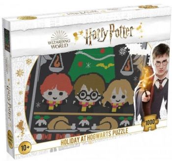 Пъзел Winning Moves - Harry Potter - Коледа в Хогуортс - 1000 части - 5053410004880 - Онлайн книжарница Ciela | ciela.com
