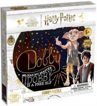 Пъзел Winning Moves: Harry Potter - Dobby - 250 части