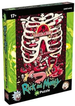 Пъзел Winning Moves - Rick & Morty Anatomy Park - 1000 части