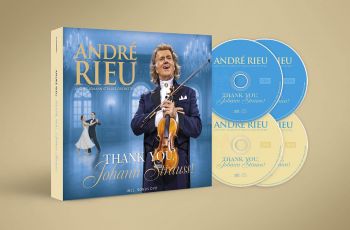 Andre Rieu - Thank you, Johann Strauss - 3 CDs + DVD - 6152002482460 - Онлайн книжарница Ciela | ciela.com
