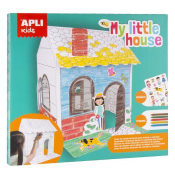 Сглоби и оцвети Моята малка къща - Apli Kids Games - онлайн книжарница Сиела | Ciela.com 
