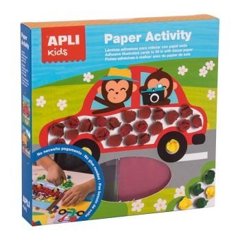 Рисунки с цветни топчета тишу Автомобили - Apli Kids Games - онлайн книжарница Сиела | Ciela.com 