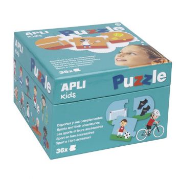 Спортът и неговите уреди - детски образователен пъзел - Apli Kids Games - онлайн книжарница Сиела | Ciela.com 