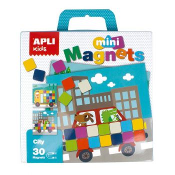 Град от цветни квадрати - мини магнитна игра - Apli Kids Games - онлайн книжарница Сиела | Ciela.com