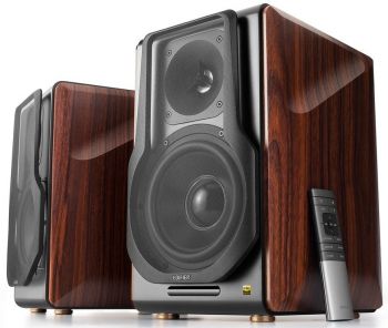 Аудио система Edifier S3000 Pro Active - 2.0 - безжична - кафява/черна