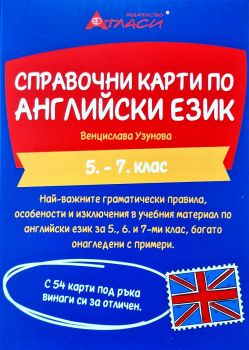 Справочни карти по английски език за 5.- 7. клас