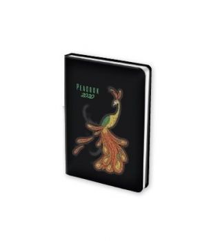 Бележник с дати 2020 набук Peacock - Онлайн книжарница Сиела | Ciela.com