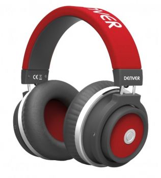Безжични слушалки Denver - BTH-250 - червени - 5706751040375 - Онлайн книжарница Ciela | Ciela.com