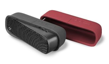 Портатативна колонка bluetooth CELLULAR LINE SPARKLE 6W с две лица - Черна - Червена