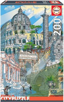 Пъзел Educa 200 части Rome - Citypuzzles - 8412668184688 - Онлайн книжарница Ciela | Ciela.com
