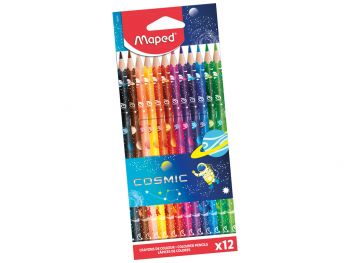 Цветни моливи Maped - Color Peps Cosmic - 12 цвята - 3154148622420 - Онлайн книжарница Ciela | Ciela.com