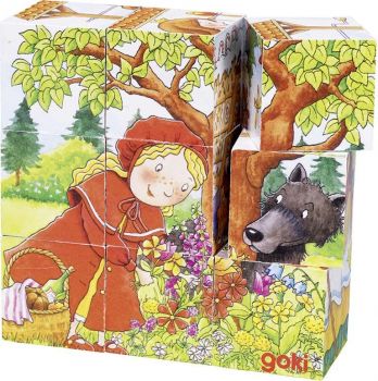 Дървени кубчета Goki - Приказки - Онлайн книжарница Сиела | Ciela.com