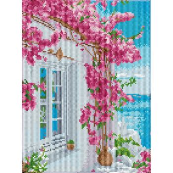 NeedleArt Диамантен гоблен с подрамка -  Bougainvillea 30 х 40 см - 4895225950867 - Онлайн книжарница Ciela | ciela.com