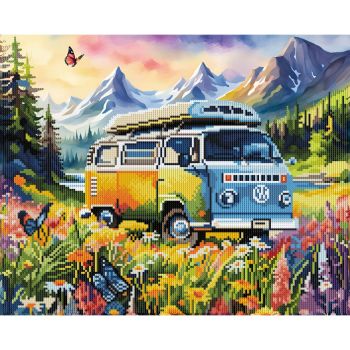 NeedleArt Диамантен гоблен с подрамка - Countryside Journey 40 х 50 см - 4895225950959 - Онлайн книжарница Ciela | ciela.com