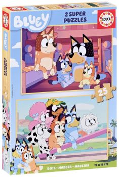 Пъзел - Bluey - 2 х 25 части - 8412668194076 - Онлайн книжарница Ciela | ciela.com