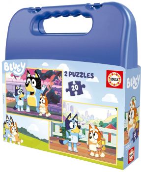 Пъзел в куфарче - Bluey - 2 х 20 части - 8412668199668 - Онлайн книжарница Ciela | ciela.com