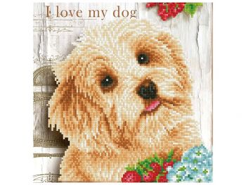 Diamond Dotz Картина с кристали I LOVE MY DOG - 4897073246123 - Онлайн книжарница Ciela | Ciela.com