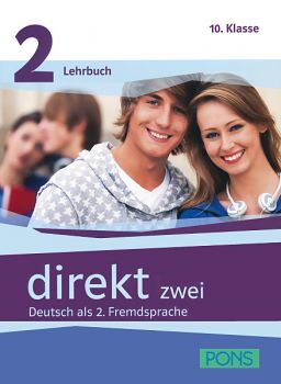 Direkt zwei: Lehr- und Arbeitsbuch 2 - Учебник и учебна тетрадка по немски език № 2 + 2 CD