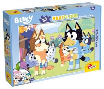 Двулицев пъзел за оцветяване Lisciani - Bluey - 35 части - 8008324116904 - Онлайн книжарница Ciela | ciela.com