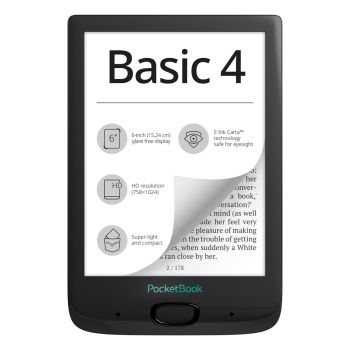 Ebook четец PocketBook Basic 4 Black - Онлайн книжарница Сиела | Ciela.com