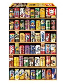 Пъзел EDUCA 1000 части Soft cans - Miniature - 8412668148352 - Онлайн книжарница Ciela | Ciela.com