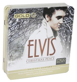 ELVIS PRESLEY - CHRISTMAS PEACE 2CD GOLD МЕТАЛНА КУТИЯ