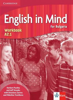 English in Mind for Bulgaria  A2.1 -  Учебна тетрадка по английски език за 8. клас + CD - 9789543443642 - ciela.com