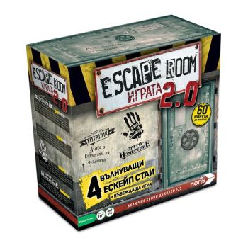 Настолна игра Escape Room Играта 2.0 - комплект от 4 различни екскейп стаи - 4052346003678 - Онлайн книжарница Ciela | Ciela.com