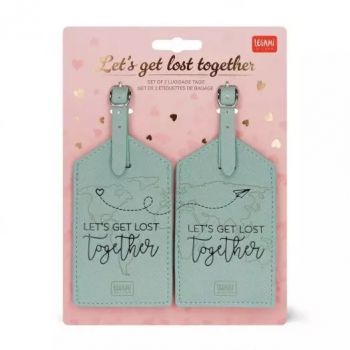 Етикети за багаж Legami - Let's get lost together - 8052694005221 - Онлайн книжарница Ciela | ciela.com
