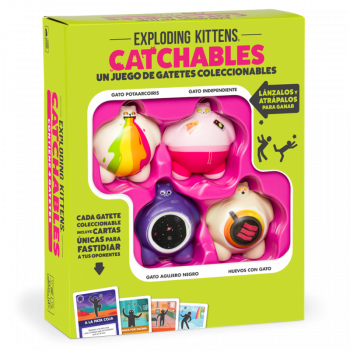 Настолна игра - Експлодиращи Котета Catchables 4 pack - 810083046167 - Онлайн книжарница Ciela | ciela.com