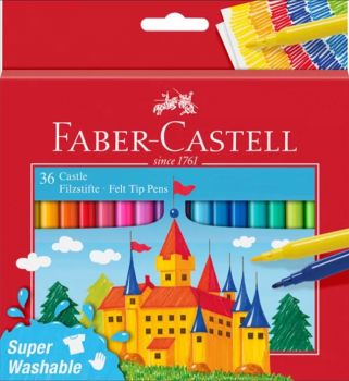 Флумастери Faber-Castell - 36 цвята