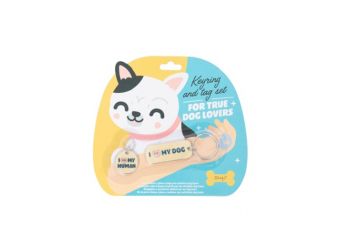 Ключодържател "Аз и моето куче" - Комплет от 2 броя - 8445641013026 - Онлайн книжарница Ciela | ciela.com