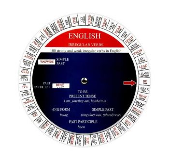Английски - неправилни глаголи - картонен диск - Нели Стефанова - 2010003201 - Византия - Онлайн книжарница Ciela | ciela.com