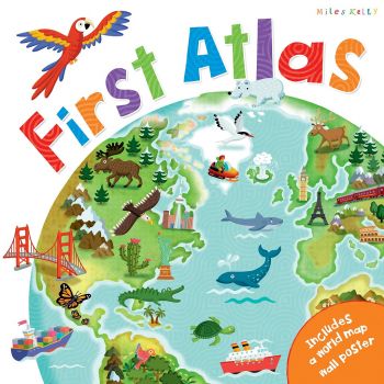 First Atlas - 9781786172242 - Miles Kelly Publishing - Онлайн книжарница Ciela