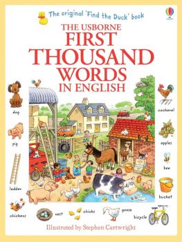 First Thousand Words In English - Heather Amery - 9781409562894 - Usborne Publishing - Онлайн книжарница Ciela | ciela.com