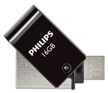 USB флаш памет PHILIPS 2.0 16GB 2 в 1 - High-Speed USB и Micro USB - Онлайн книжарница Сиела | Ciela.com