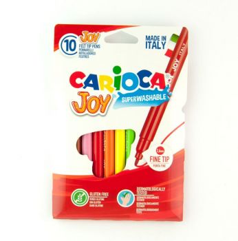 Флумастери Carioca JOY Суперизмиваеми 10 цвята
