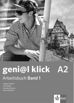 genial klick für Bulgarien A2 - Arbeitsbuch mit Audio CD Teil 1 - Учебна тетрадка №1 по немски език за 8. клас интензивно и 8. и 9. клас разширено изучаване + CD - ciela.com
