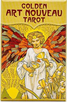 Golden Art Nouveau Tarot - Mini Tarot