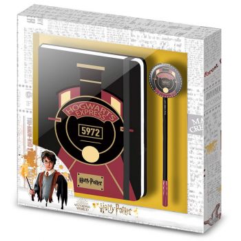 Комплект Тефтер + Химикалка Diary + Ballpoint Harry Potter - Онлайн книжарница Сиела | Ciela.com