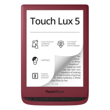 EBook четец PocketBook Touch Lux 5 Ruby Red - Онлайн книжарница Сиела | Ciela.com