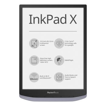 PocketBook Ink Pad X - сив металик - Онлайн книжарница Ciela | Ciela.com 