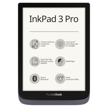 eBook четец PocketBook InkPad 3 Pro - тъмно сив